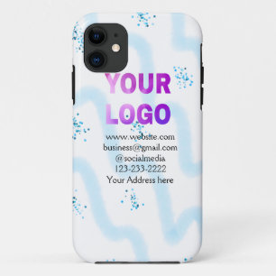 simple minimal add your logo/design here text pos Case-Mate iPhone case