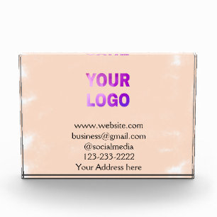 simple minimal add your logo/design here text pos photo block
