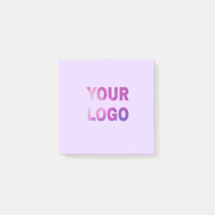 simple minimal add your logo/design here text      post-it notes