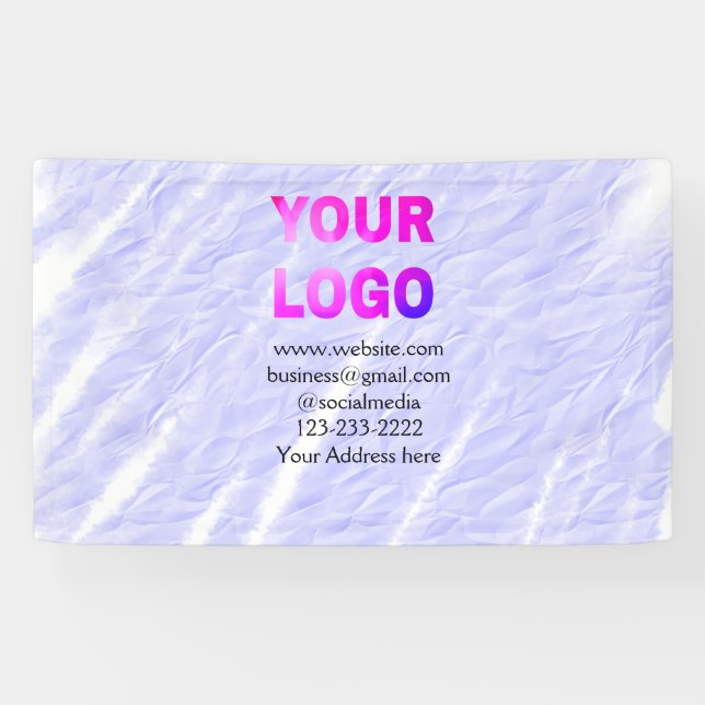 simple minimal add your logo/design here text  thr banner (Horizontal)