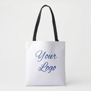 simple minimal add your logo/design here text      tote bag