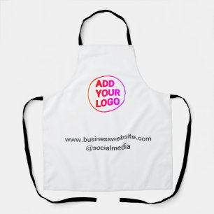 simple minimal add your logo/design watercolor apron