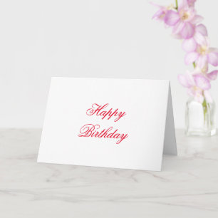 Simple minimal add your logo text name card