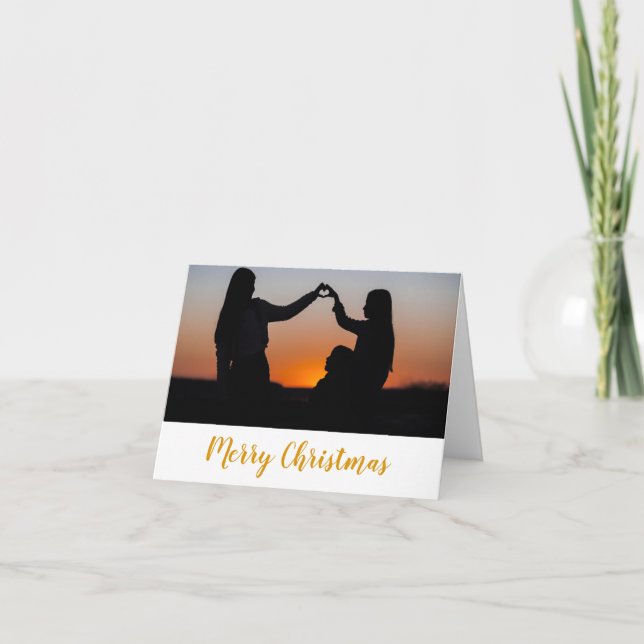 Simple minimal add your logo text name card (Front)