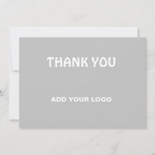 Simple minimal add your logo text name invitation