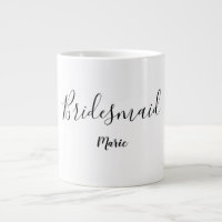 SIMPLE MINIMAL add your name custom bridesmaid  Co