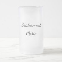 SIMPLE MINIMAL add your name custom bridesmaid
