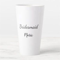 SIMPLE MINIMAL add your name custom bridesmaid  