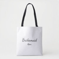 SIMPLE MINIMAL add your name custom bridesmaid T