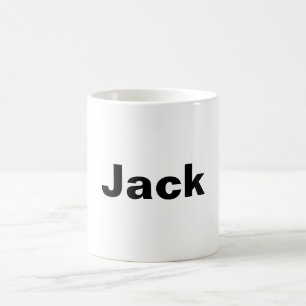 SIMPLE MINIMAL add your name custom groomsman Coffee Mug