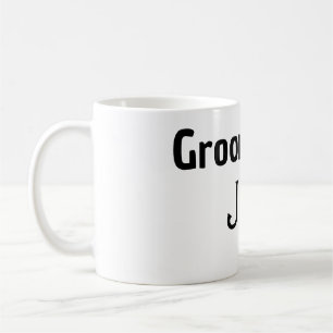 SIMPLE MINIMAL add your name custom groomsman Coffee Mug