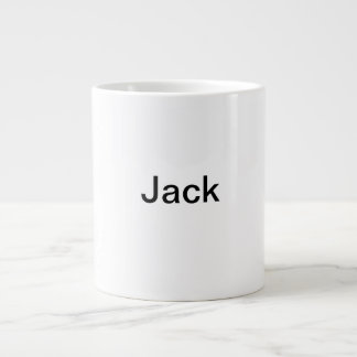 SIMPLE MINIMAL add your name custom groomsman Large Coffee Mug