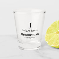 SIMPLE MINIMAL add your name custom groomsman 