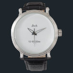 SIMPLE MINIMAL add your name custom groomsman  Watch<br><div class="desc">design</div>
