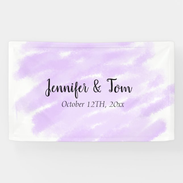 simple minimal add your name custom wedding unity  banner (Horizontal)