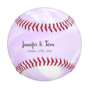 simple minimal add your name custom wedding unity baseball