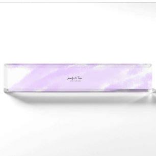 simple minimal add your name custom wedding unity nameplate