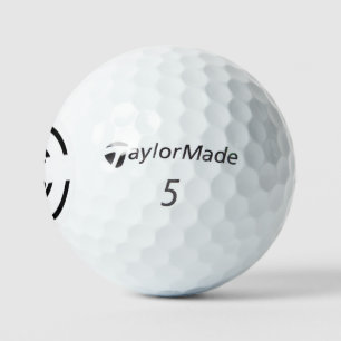 simple minimal add your name MONOGRAM GROOMSMEN Golf Balls