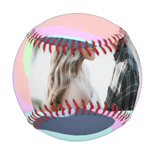 simple minimal add your name photo pastel paint ef baseball