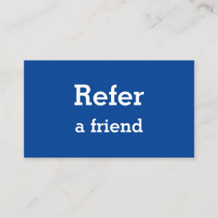 simple minimal add your name store salon  referral