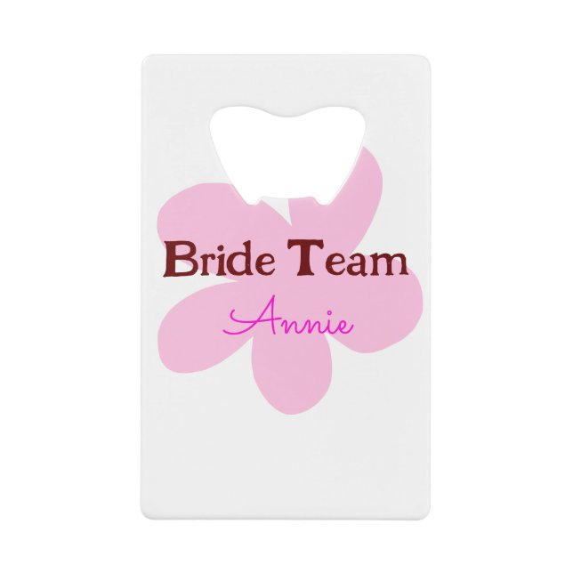 simple minimal add your name text bridesmaid gift  (Front)