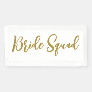 simple minimal add your name text bridesmaid gift banner