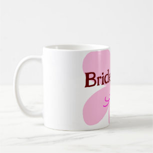 simple minimal add your name text bridesmaid gift coffee mug