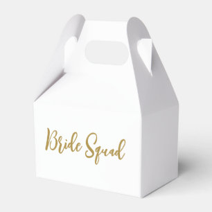 simple minimal add your name text bridesmaid gift favour box