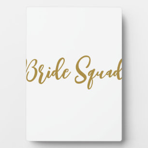 simple minimal add your name text bridesmaid gift plaque