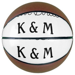 simple minimal add your name text love birds text basketball