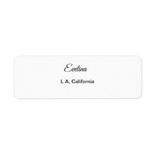 Simple minimal add your name text place city custo