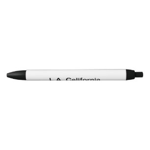 Simple minimal add your name text place city custo black ink pen