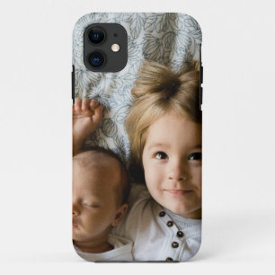 simple minimal ADD YOUR PHOTO TEXT CHRISTMAS C Case-Mate iPhone Case