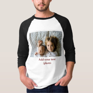 simple minimal ADD YOUR PHOTO TEXT CHRISTMAS T T-Shirt