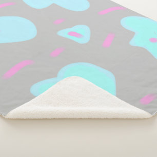 simple minimal add your text monogram name throw b