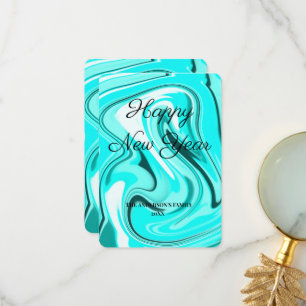 simple minimal add your text new year card