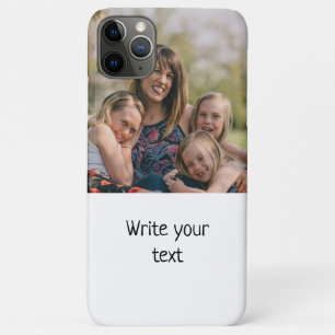 simple minimal add your text photo christmas Ca Case-Mate iPhone Case