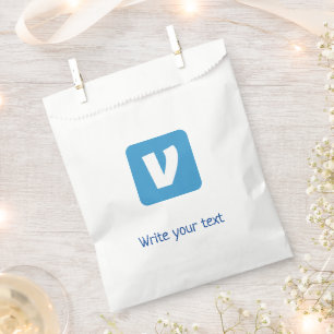 simple minimal add your text photo christmas       favour bags