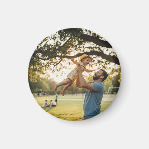 simple minimal add your text photo christmas     m magnet