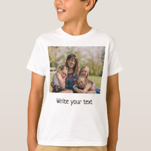 simple minimal add your text photo christmas   T-S T-Shirt