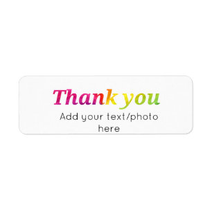 simple minimal add your text photo thank you water