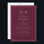 Simple Minimal and Chic | Wedding Invitation<br><div class="desc">These elegant,  modern wedding or bridal shower napkins feature a simple black and white text design that exudes minimalist style. Add your initials or monogram to make them completely your own.</div>
