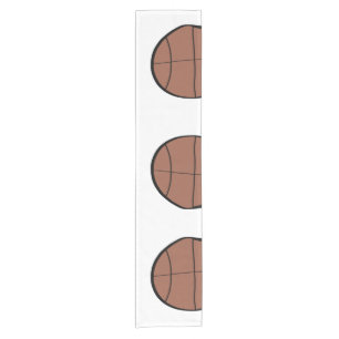 simple minimal basketball baseball bronn custo short table runner