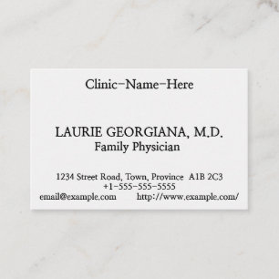 Simple, Minimal Business Card