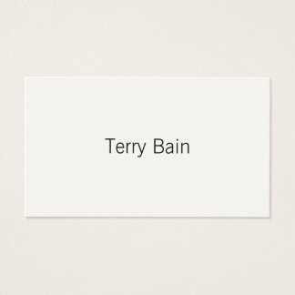 Simple Minimal Centre Front and Back