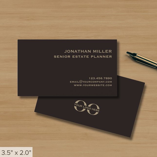 Simple Minimal Classic Business Card (Creator Uploaded)