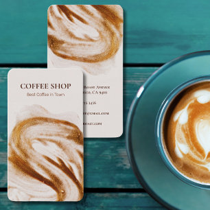 Simple Minimal Coffee Shop Professional Business Card