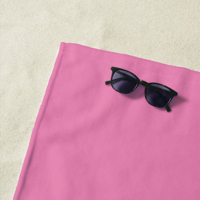 Simple minimal colourful abstract add your text ce beach towel (In Situ)