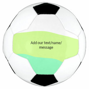 Simple minimal colourful abstract add your text ce soccer ball