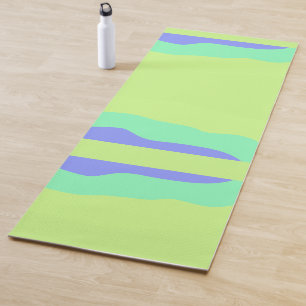 Simple minimal colourful abstract add your text ce yoga mat